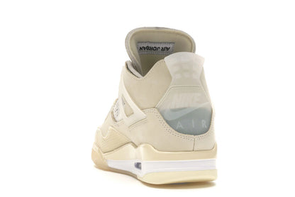 Jordan 4 Retro Off-White Sail Midweek Heat V2
