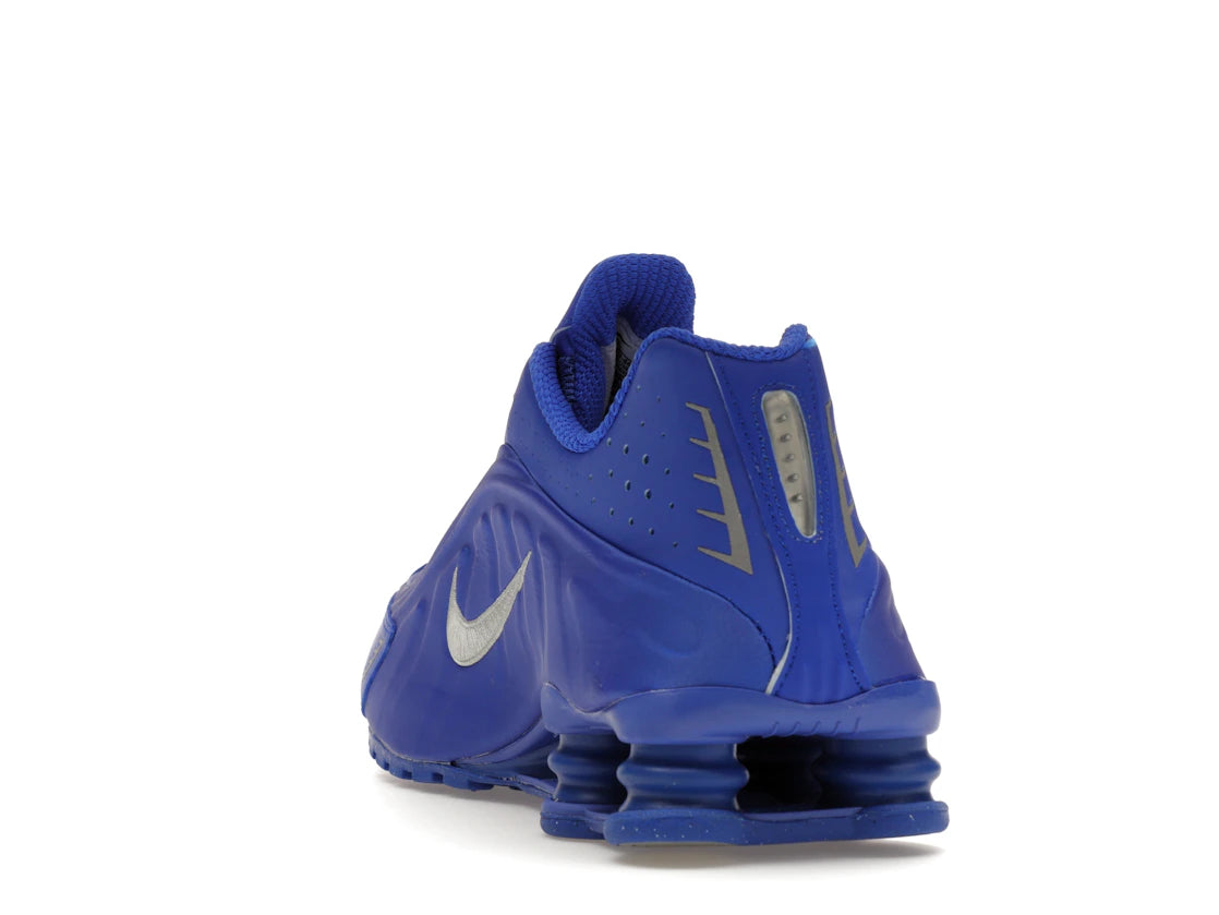 Nike Shox R4 Racer Blue Metallic Silver