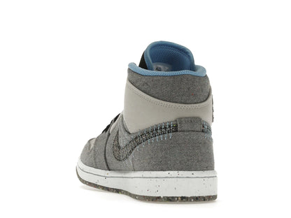 Jordan 1 Mid Crater Grey University Blue