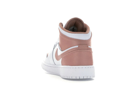 Jordan 1 Mid White Rose Gold