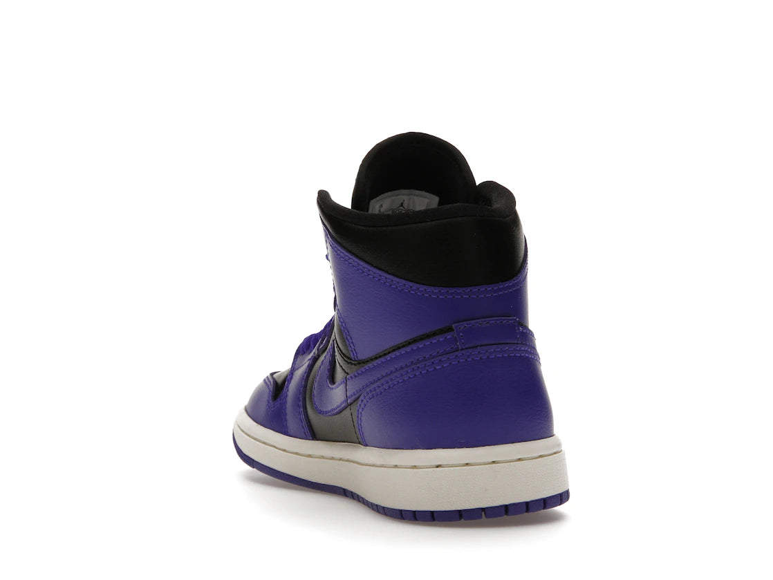 Jordan 1 Mid Purple Black