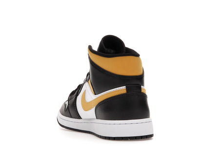 Jordan 1 Mid White Pollen Black