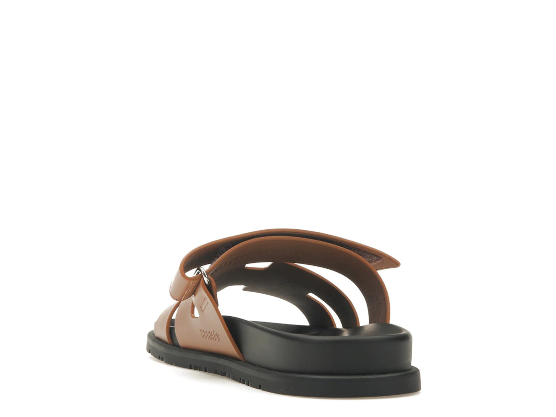 Hermes Chypre Sandal Naturel Black Smooth Calfskin Leather