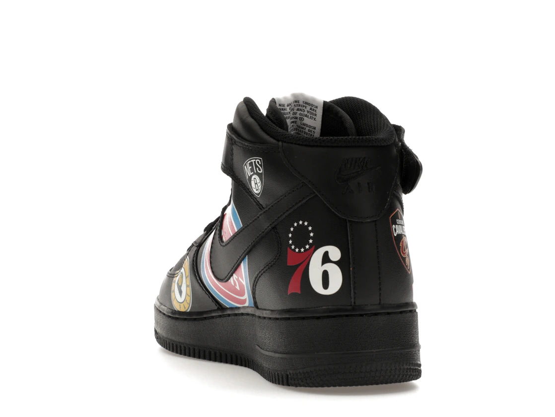 Nike Air Force 1 Mid Supreme NBA Black