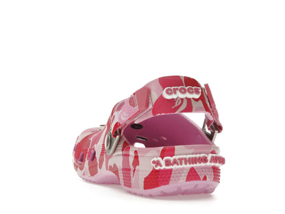 Crocs Classic Clog A Bathing Ape ABC Camo Pink