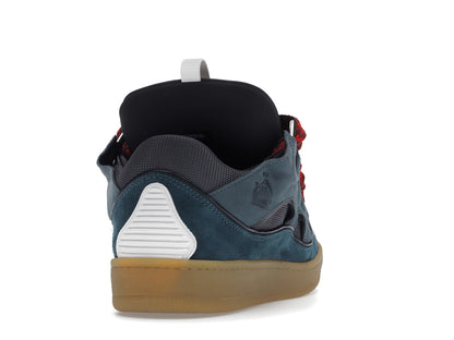 Lanvin Leather Curb Blue Grey