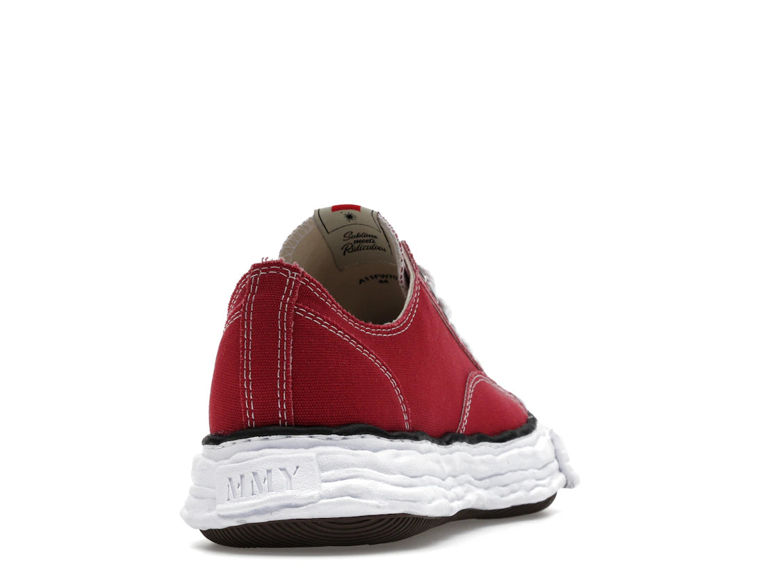 Maison Mihara Yasuhiro Peterson 23 OG Sole Canvas Low Bordeaux