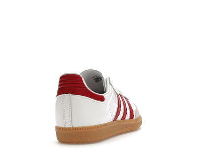 adidas Samba OG White Burgundy Gum