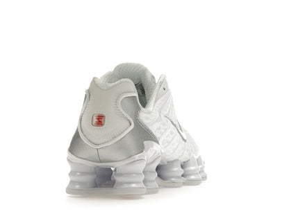 Nike Shox TL White Metallic Silver Max Orange