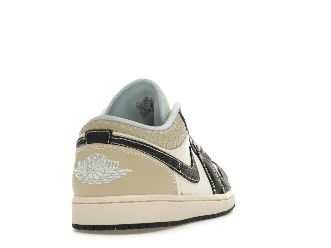 Jordan 1 Low SE Coconut Milk Black Muslin