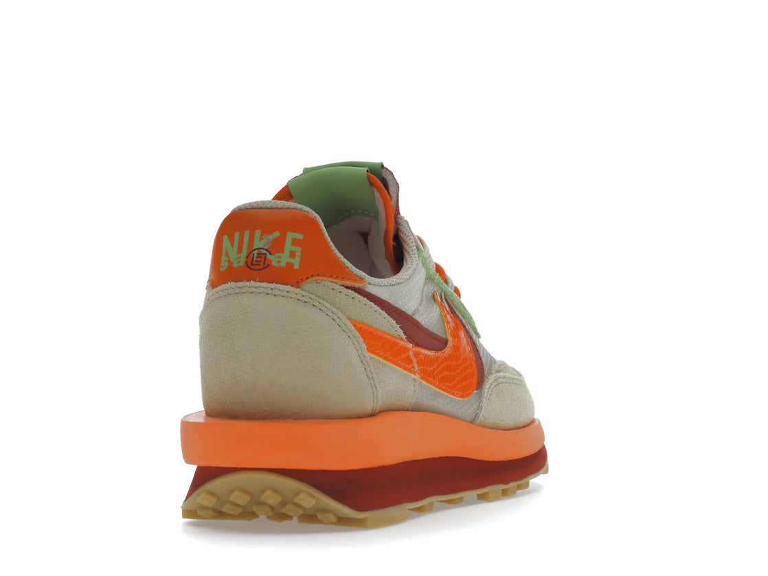 Nike LD Waffle sacai CLOT Kiss of Death Net Orange Blaze