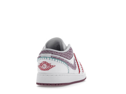 Jordan 1 Low White Light Bordeaux