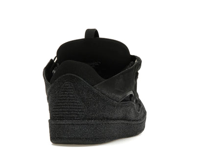 Lanvin Leather Curb Black Glitter