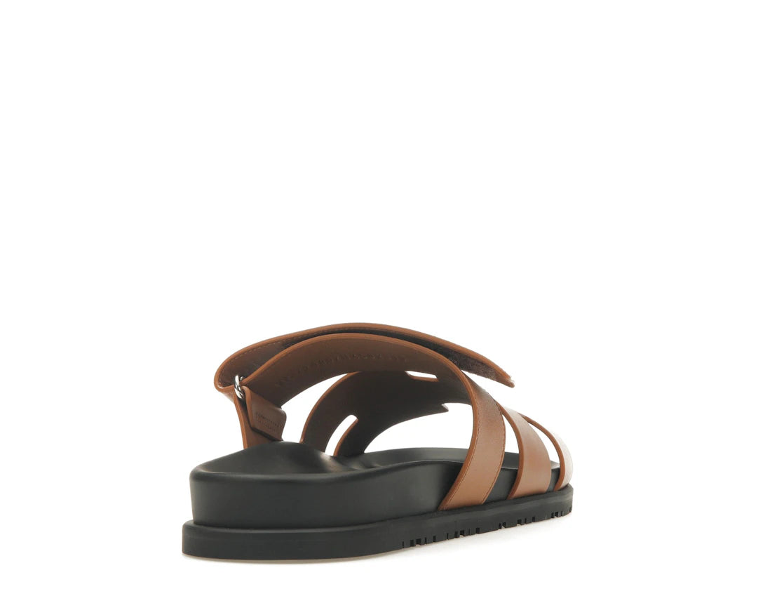 Hermes Chypre Sandal Naturel Black Smooth Calfskin Leather