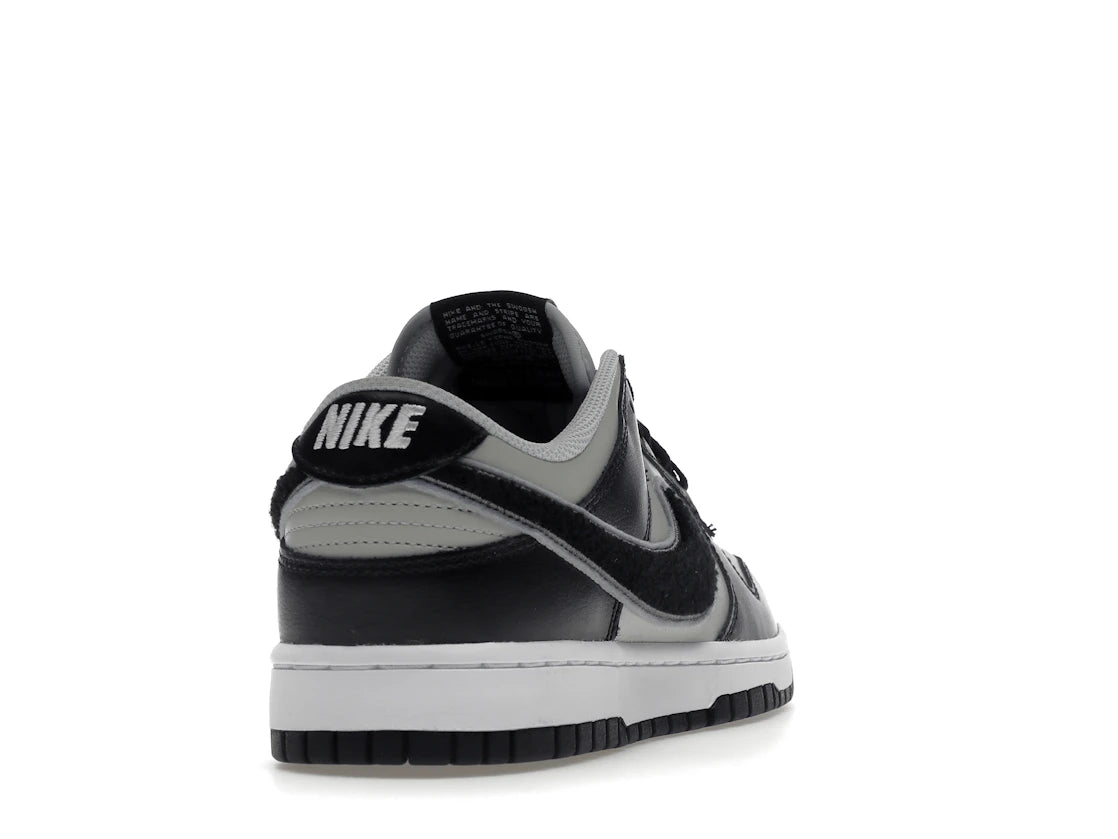 Nike Dunk Low Chenille Swoosh Black Grey
