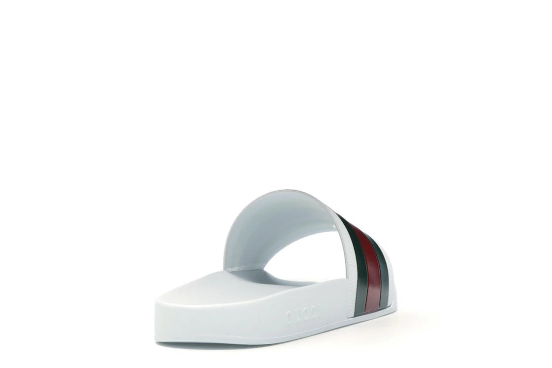 Gucci Pursuit Pool Slides White