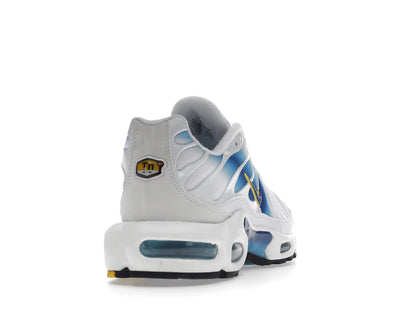 Nike Air Max Plus Spray Paint Swoosh White Blue