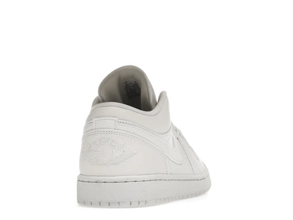 Jordan 1 Low Triple White Tumbled Leather