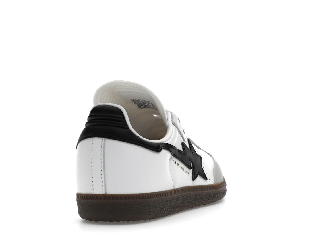 Adidas Samba Bape White Black Gum