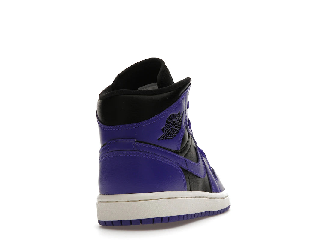 Jordan 1 Mid Purple Black