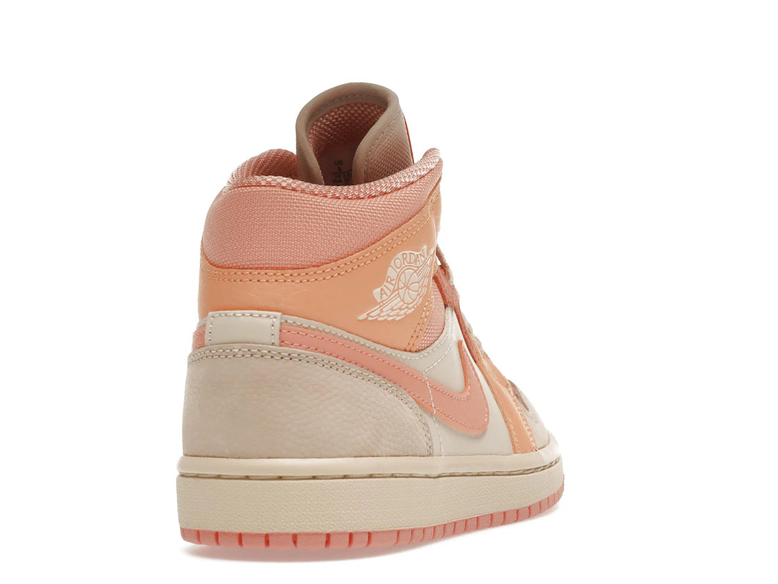 Jordan 1 Mid Apricot Orange