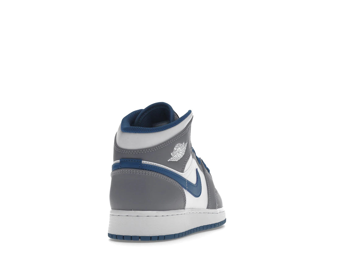 Jordan 1 Mid True Blue Cement