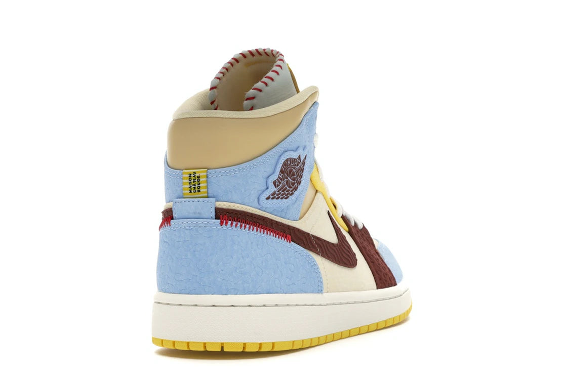 Jordan 1 Mid SE Fearless Maison Chateau Rouge