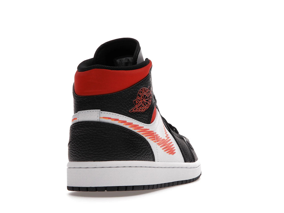 Jordan 1 Mid Zig Zag Swoosh