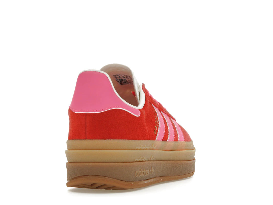 adidas Gazelle Bold Collegiate Red Lucid Pink
