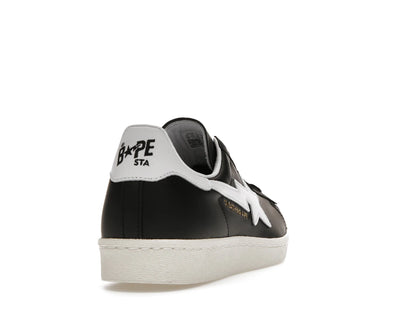 Adidas Superstar 80s Bape Black White Gold 2022