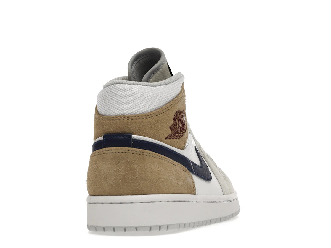 Jordan 1 Mid Tan Suede