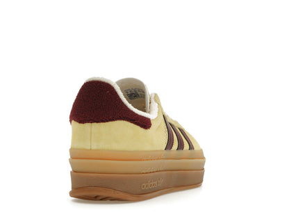 adidas Gazelle Bold Almost Yellow Maroon