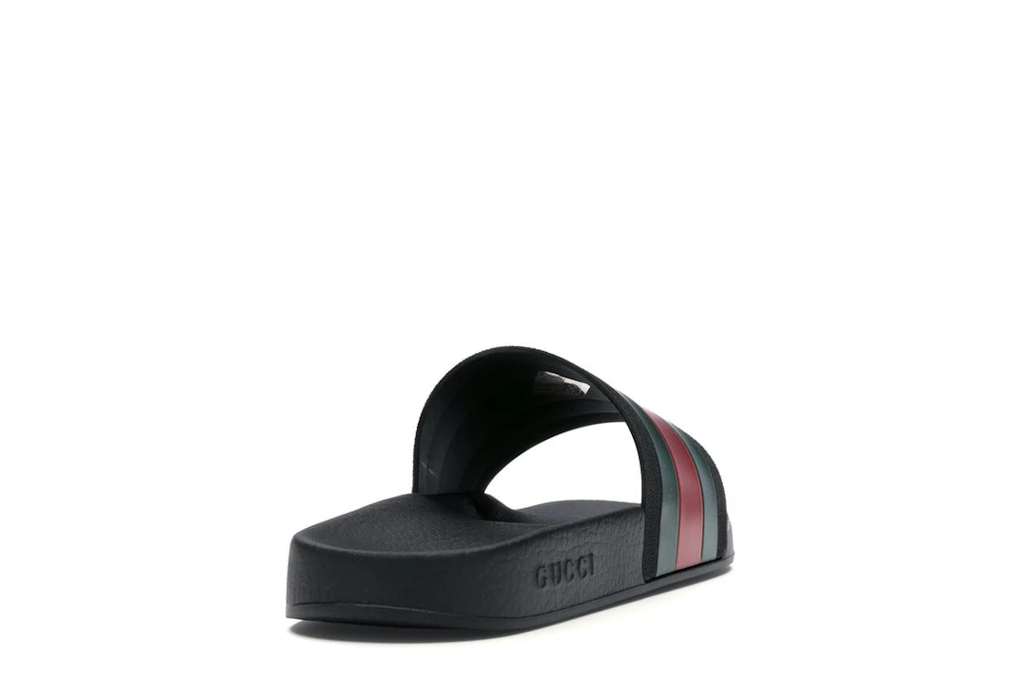 Gucci Rubber Slides Red Green