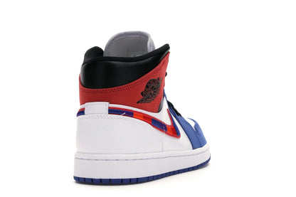 Jordan 1 Mid Multi-Color Swoosh