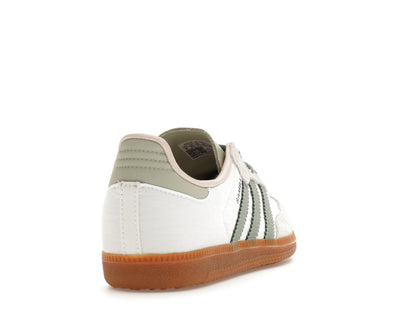 adidas Samba OG Argent Vert Mastic Mauve (Femme)
