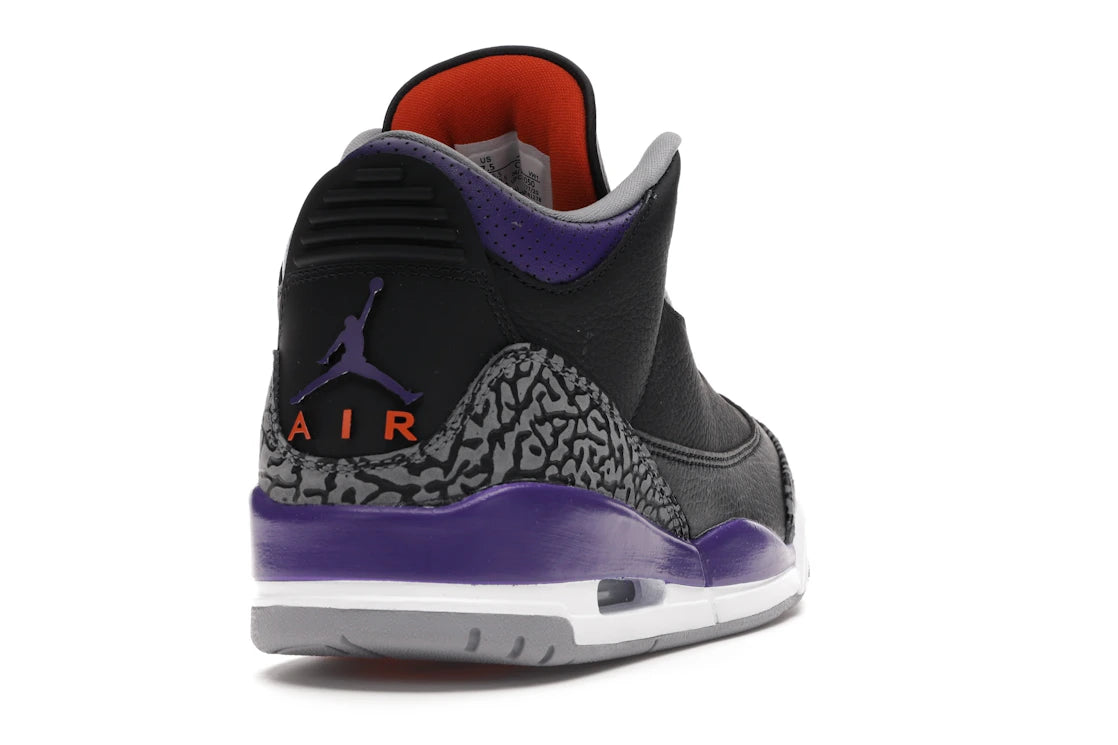 Jordan 3 Retro Black Court Purple