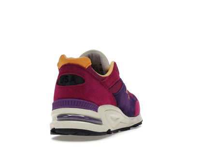 New Balance 990v2 MiUSA Teddy Santis Purple Yellow