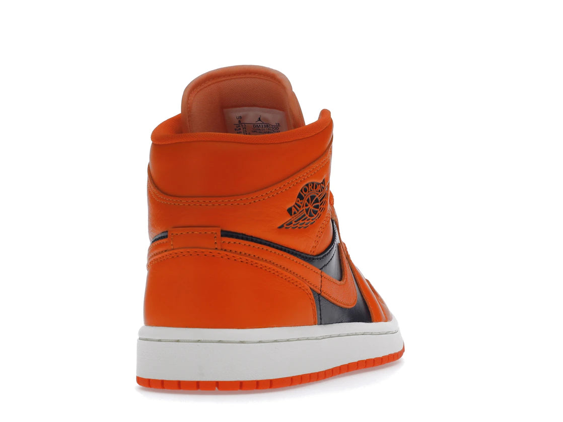 Jordan 1 Mid SE Rush Orange Crimson Bliss