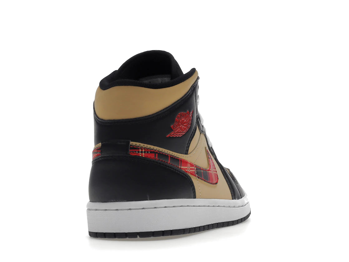 Air Jordan 1 Mid Tartan Swoosh