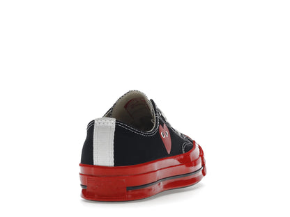 Converse Chuck Taylor All Star 70 Ox Comme des Garcons PLAY Black Red Midsole