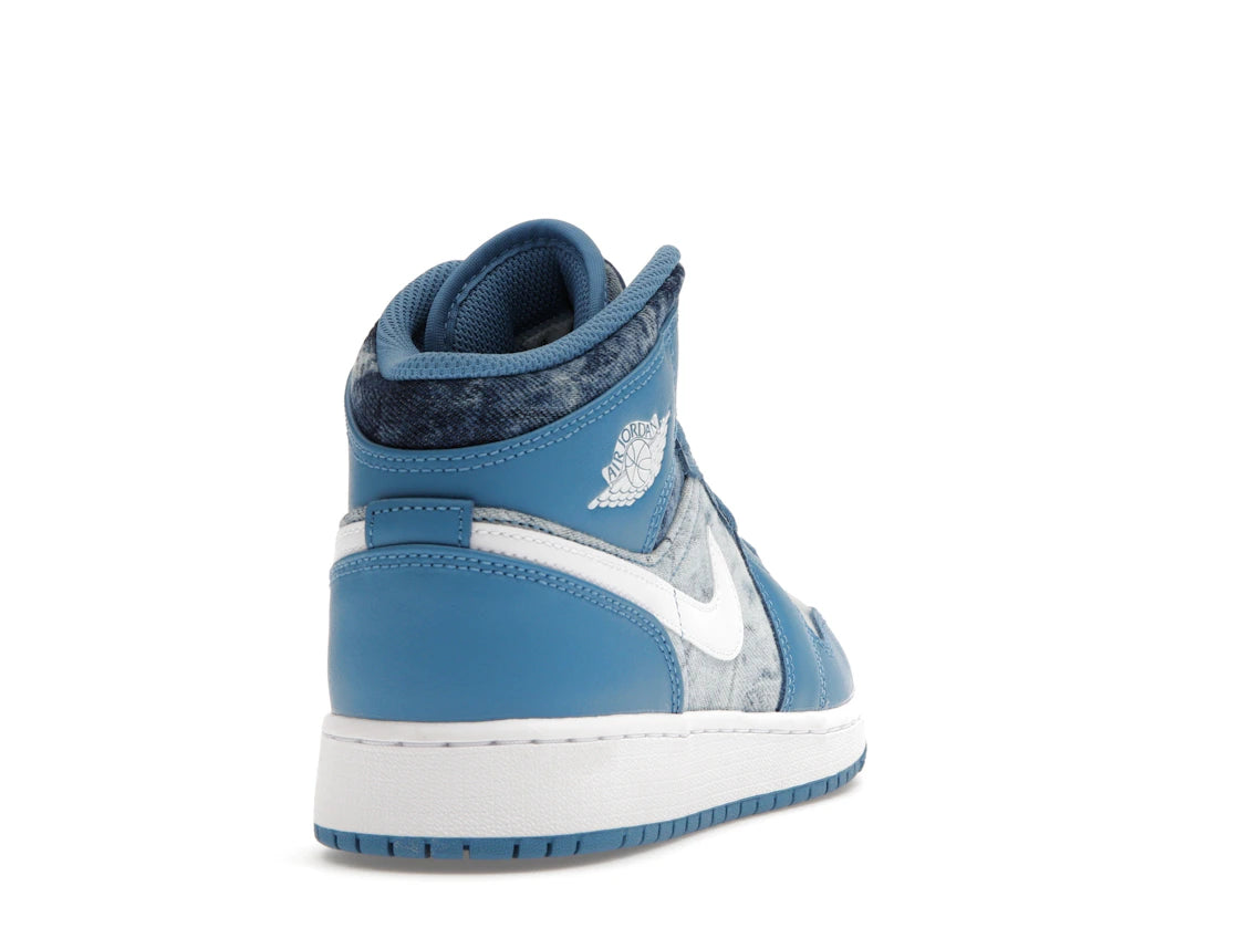 Jordan 1 Mid Washed Denim