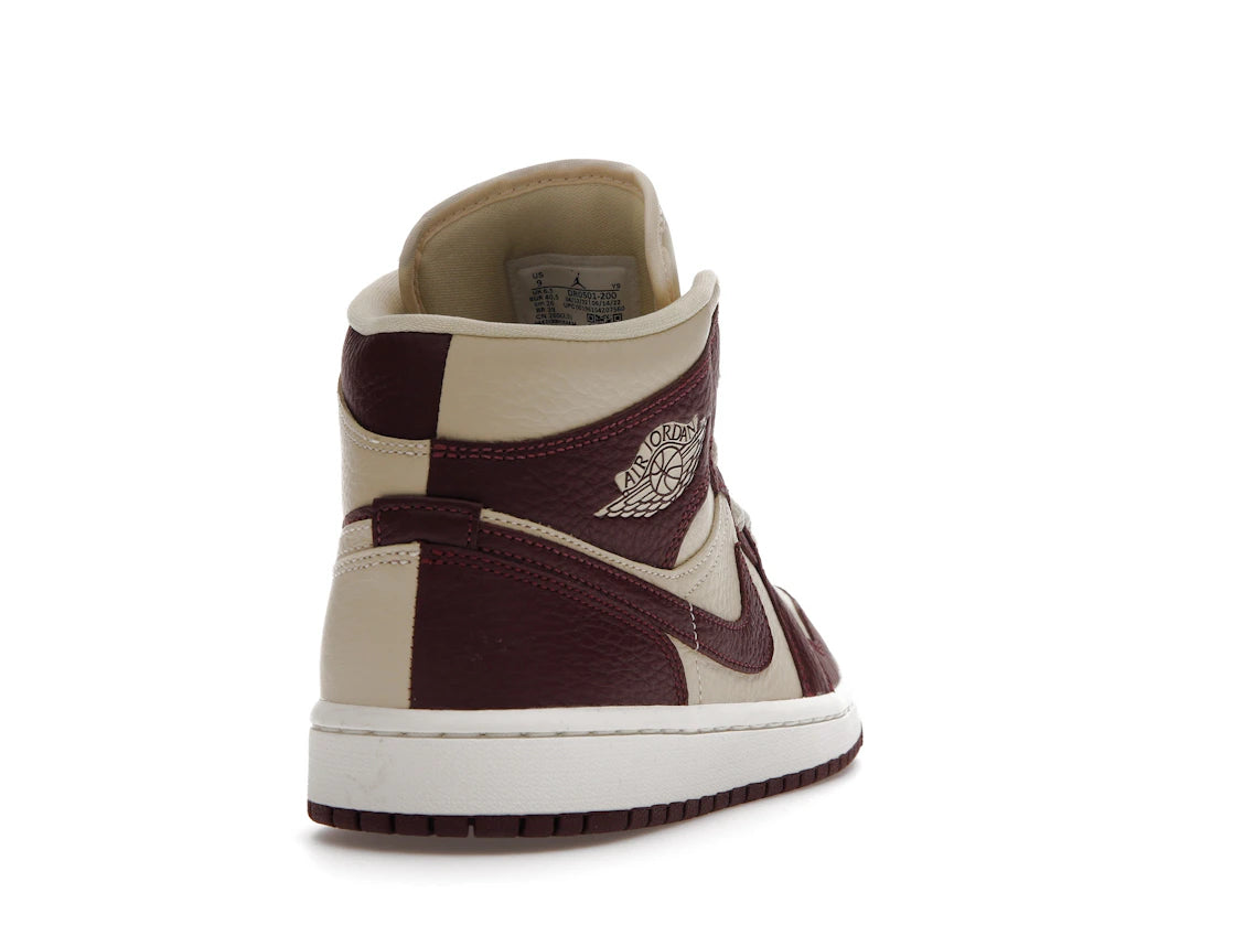 Jordan 1 Mid SE Split Beach Cherrywood Red