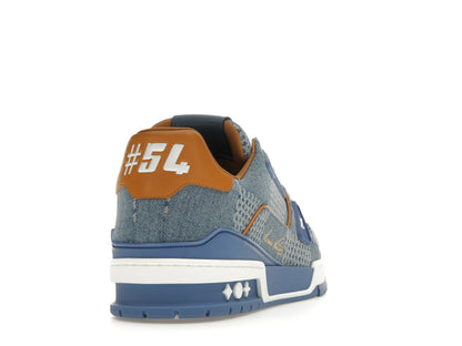 Louis Vuitton LV Trainer Blue Damier 3D Denim
