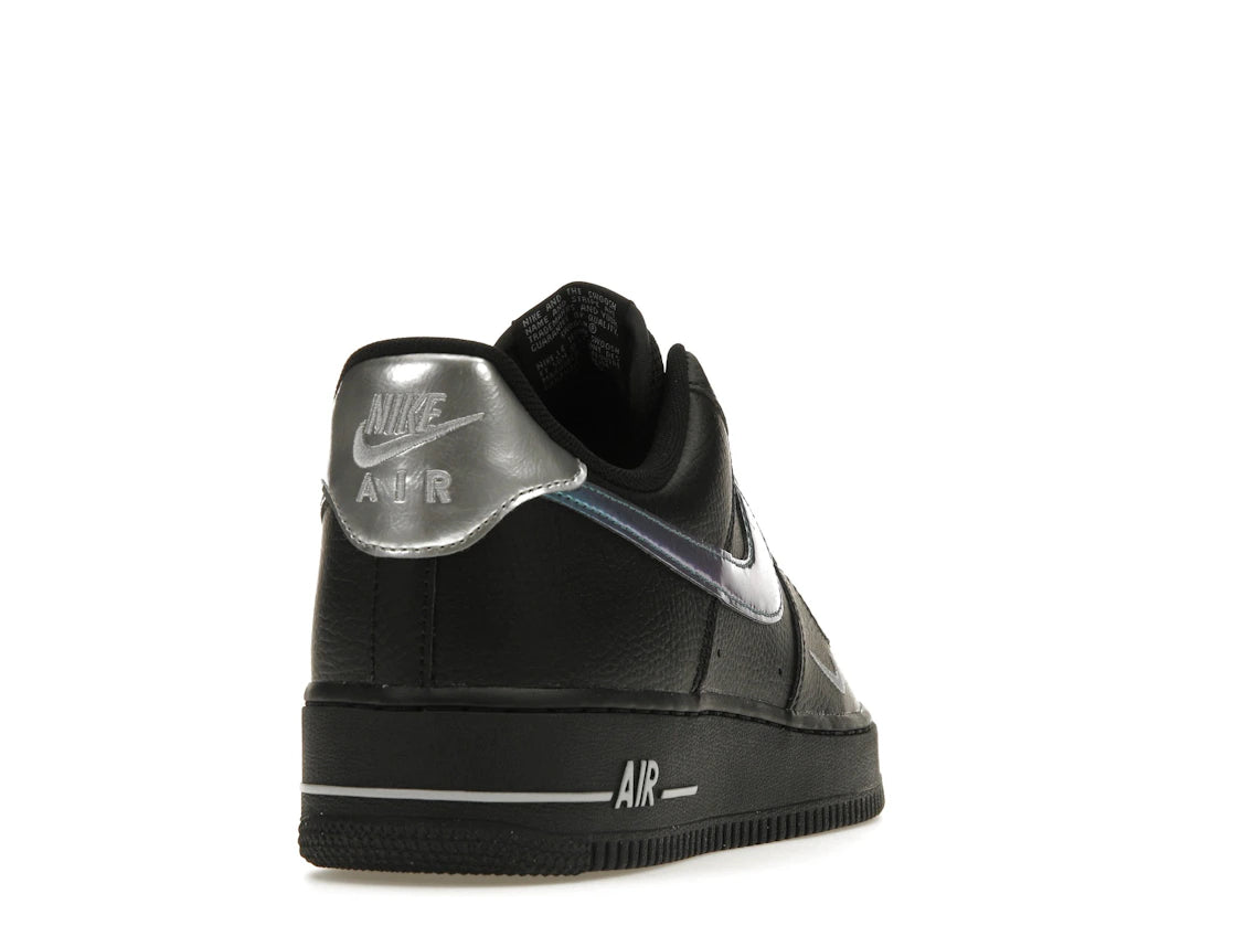 Nike Air Force 1 '07 Low Black Blue Lightning
