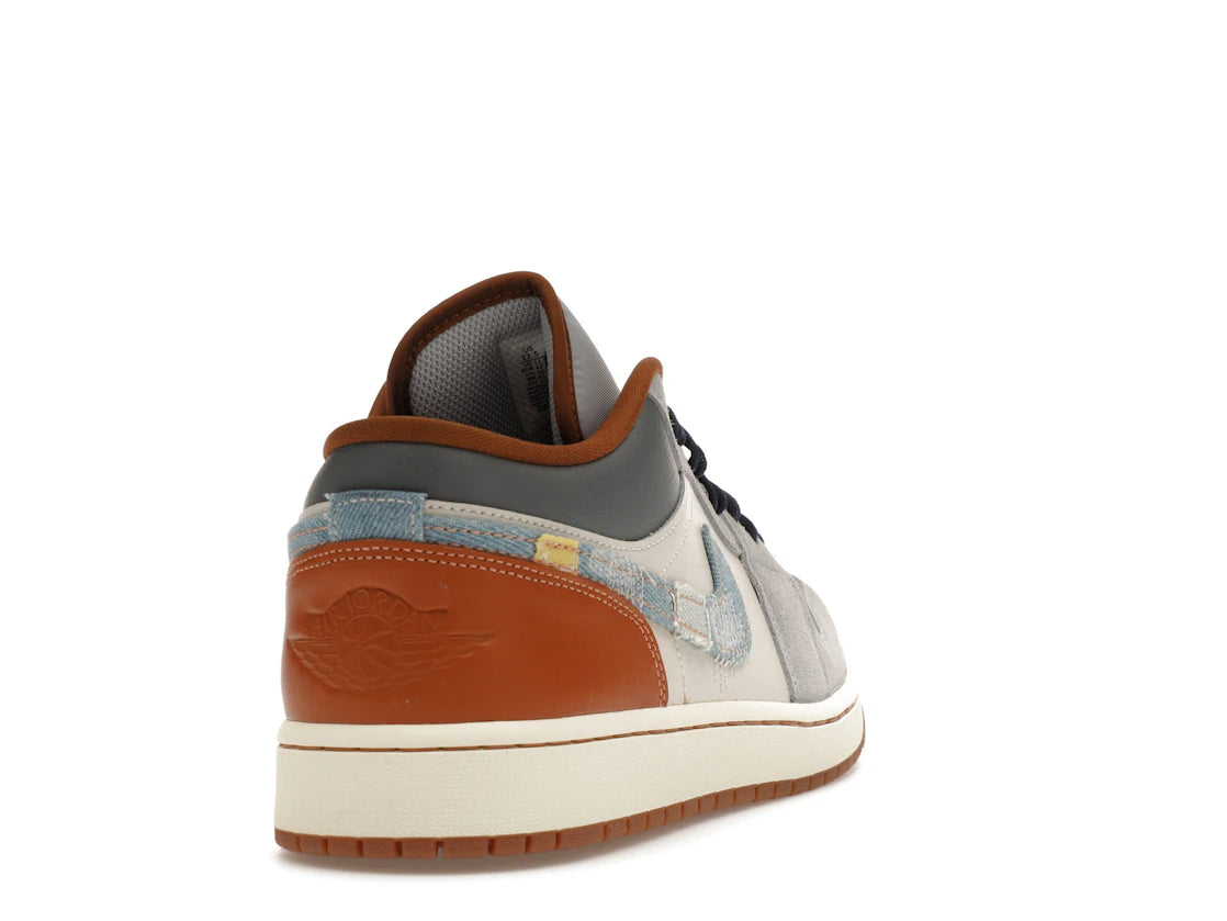Jordan 1 Low SE Phantom Repaired Denim Swoosh