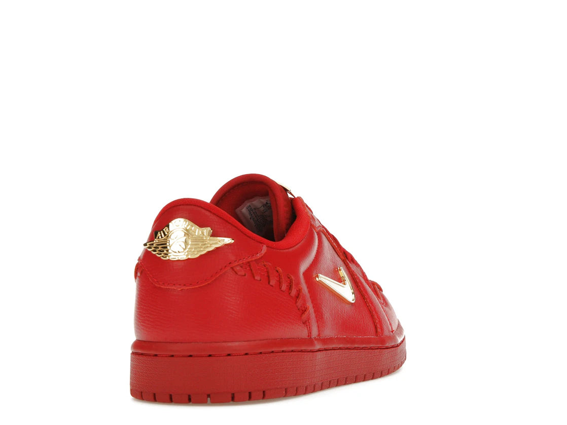 Jordan 1 Low Method of Make Gym Red Metallic Gold