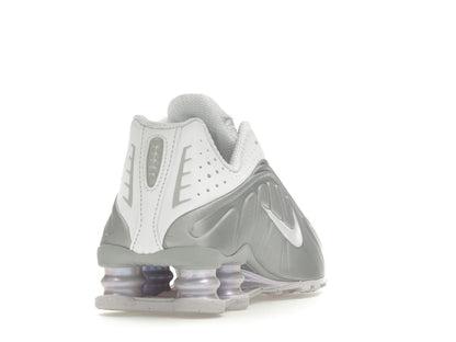 Nike Shox R4 White Metallic Platinum Barely Grape