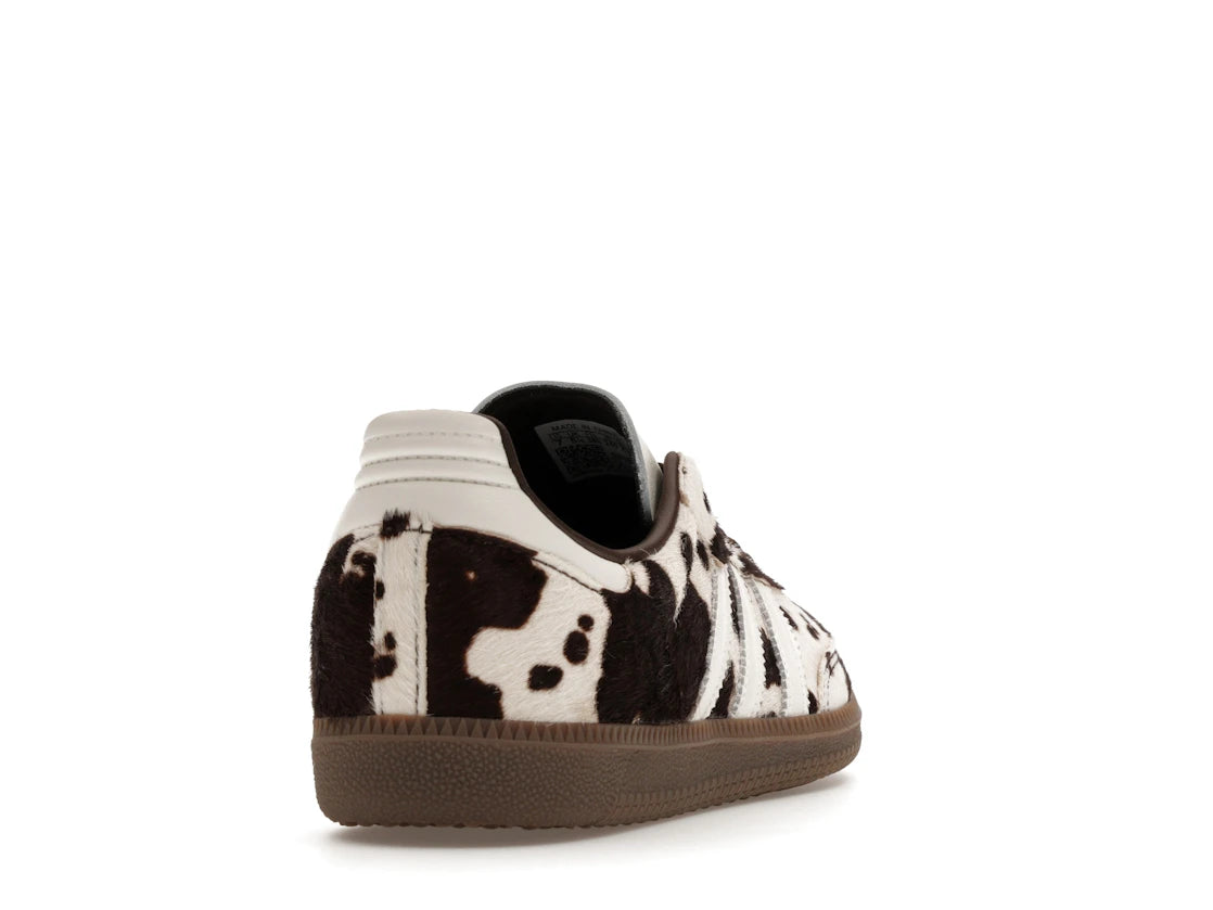 adidas Samba OG Cow Print Dark Brown White