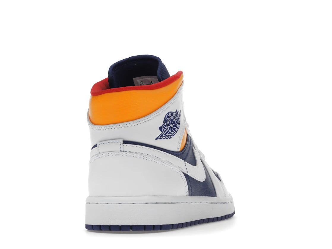 Jordan 1 Mid Royal Blue Laser Orange