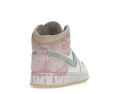 Jordan 1 Mid Paint Drip